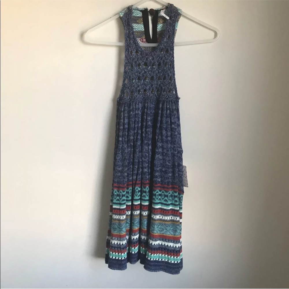 NWT Free People Rare Hearts Knit Tunic Boho - Picture 2 of 8